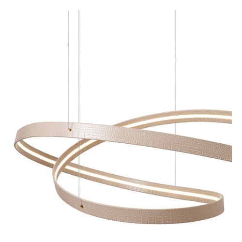 Lucide SLALOM - Pendant light - LED Dim. - CCT - 1x80W 2200K/4000K - Cream | Premium - detail 1
